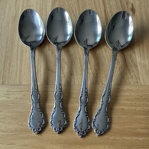 4 Oneida Distinction Deluxe MANSION HALL Stainless Tablespoon Large Spoon